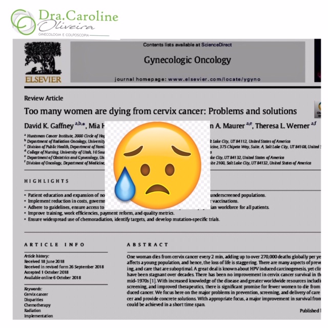 Revisão mortalidade câncer de colo uterino