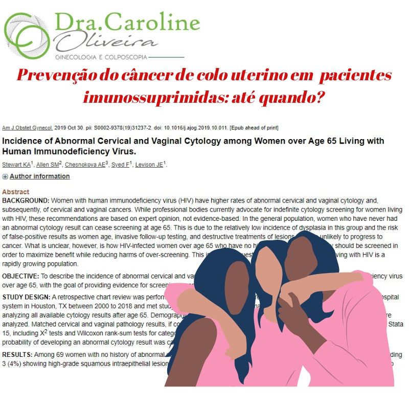 PREVENÇÃO DO CÂNCER DE COLO UTERINO EM PACIENTES IMUNOSSUPRIMIDAS
