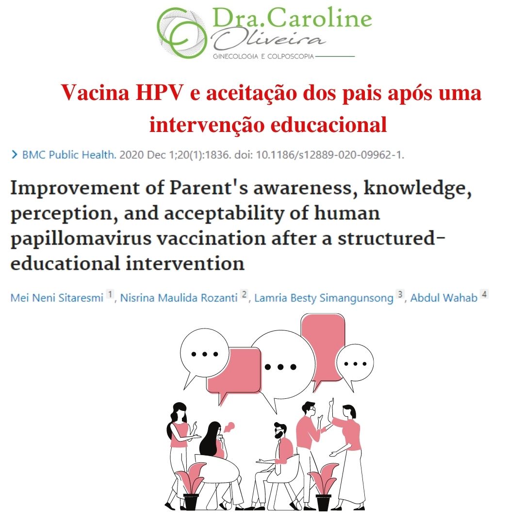 Vacina HPV e maior aceitação após diálogo sobre o tema
